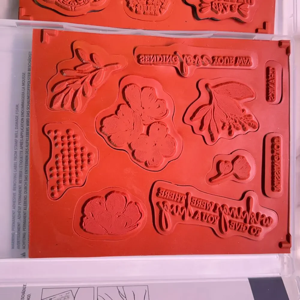 Stampin Up Lot 4 Stamp Sets Matching Dies 8pc Bundle Regal Flora Nature